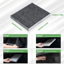 3PCS Cabin Air Filter CF11966 for BUICK TOURX 2018-2020 CADILLAC XT4	2019-2020