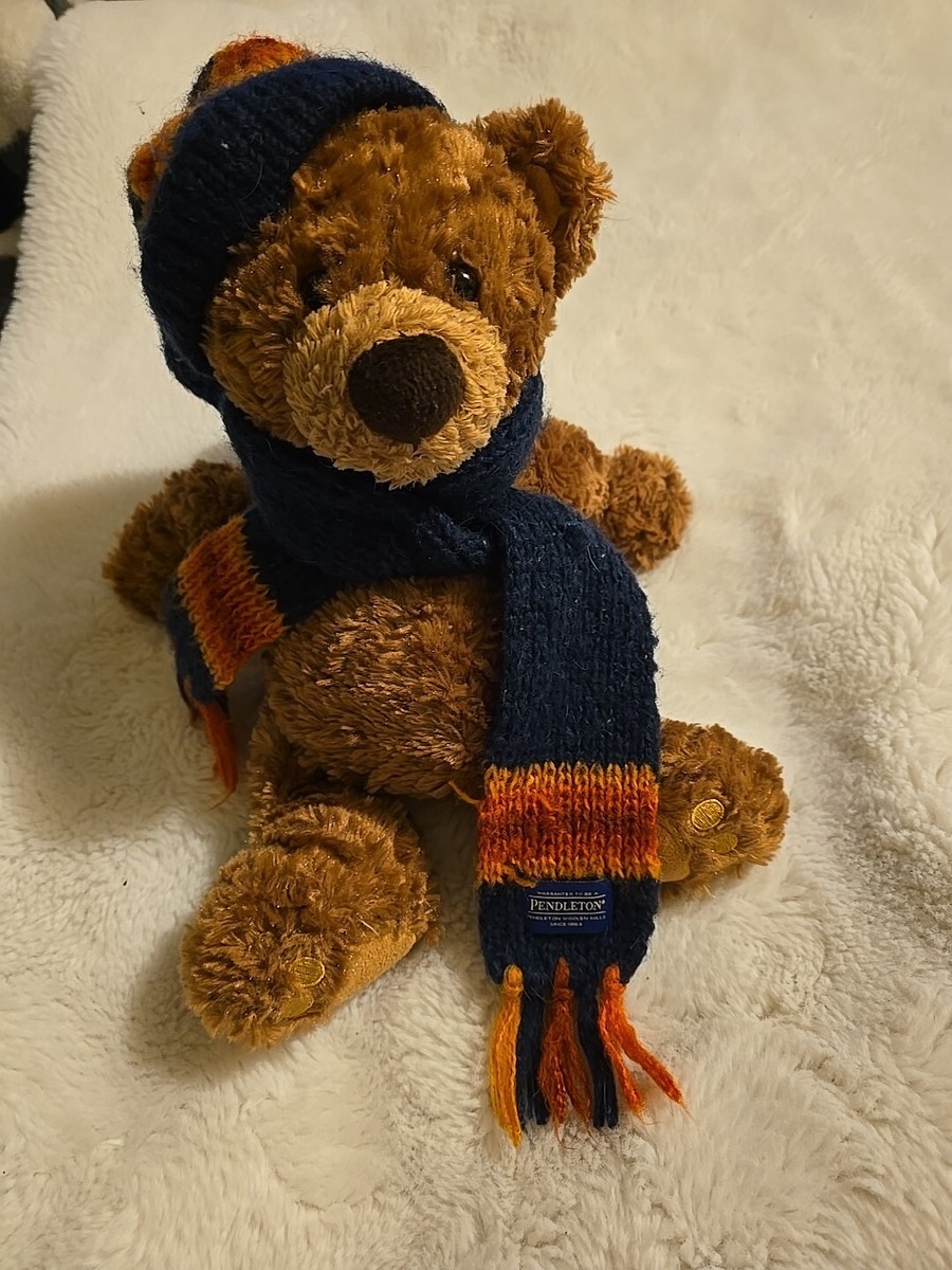 Pendleton by Gund Plush Bear With Hat And Scarf *Read | eBay