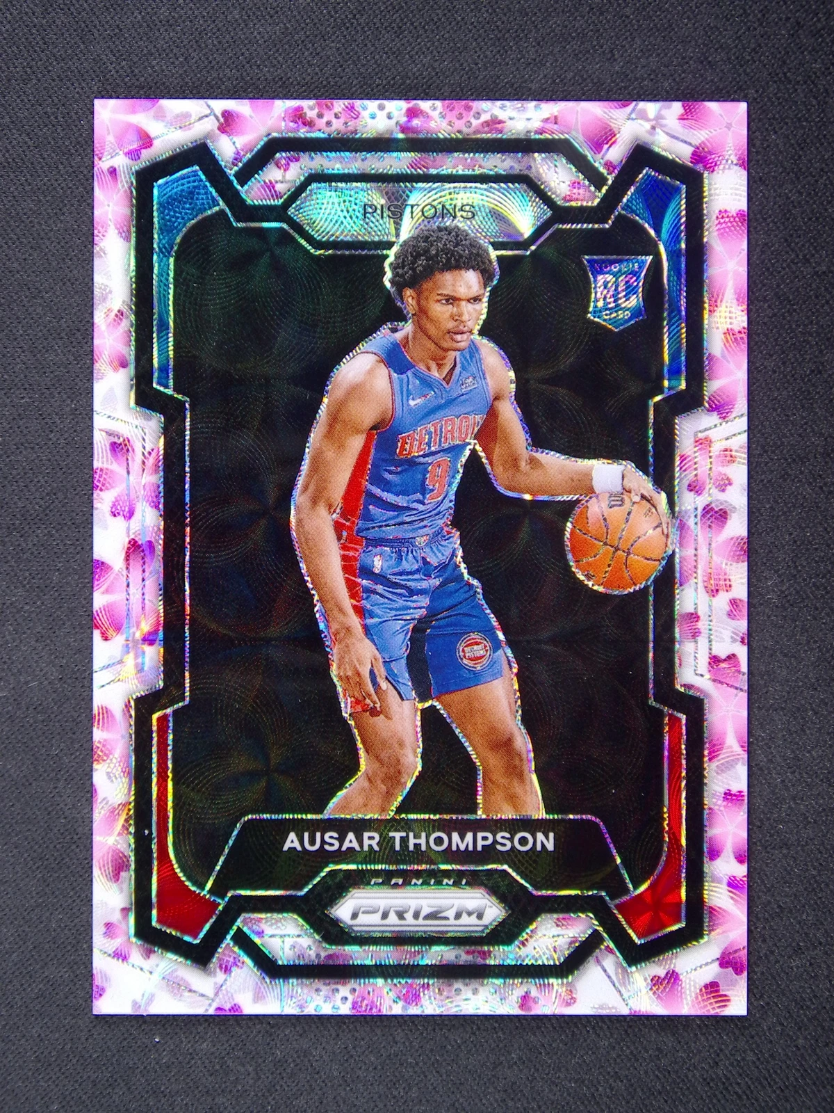 2023-24 Panini Prizm Choice Ausar Thompson #178 RC Rookie Cherry Blossom /20