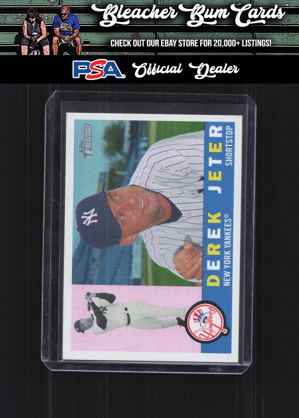 2009 Topps Heritage 83 Derek Jeter SP