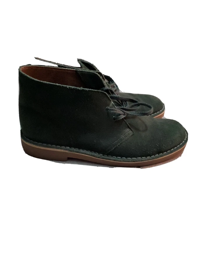 Bota Clarks Para Hombre Gamuza Verde Oscuro Chukka Desierto Talla 8 Bushacre 2 Foto 4 de 4
