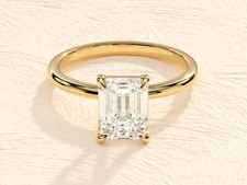 Gorgeous Moissanite Engagement Ring Classic Elegance at an Affordable Price