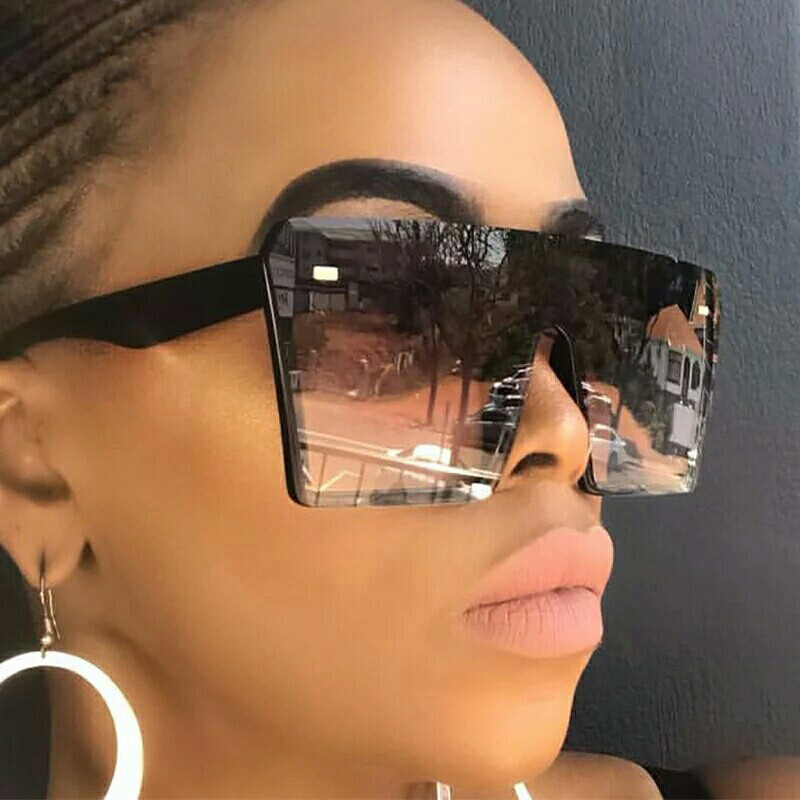Fashion Oversized Square Sunglasses Women Driving Outdoor Glasses Eyewear  UV400