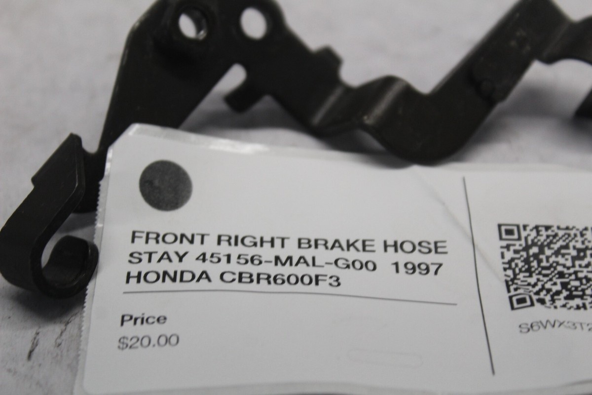 。 FRONT RIGHT BRAKE HOSE STAY 45156-MAL-G00 1997 HONDA CBR600F3 | eBay