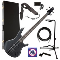 Ibanez Gsr200b 4-string Bass Guitar - Weathered Black Complete Bass Bundle on sale Ibanez Gsr200b 4-string Bass Guitar - Weathered Black Complete Bass Bundle on sale