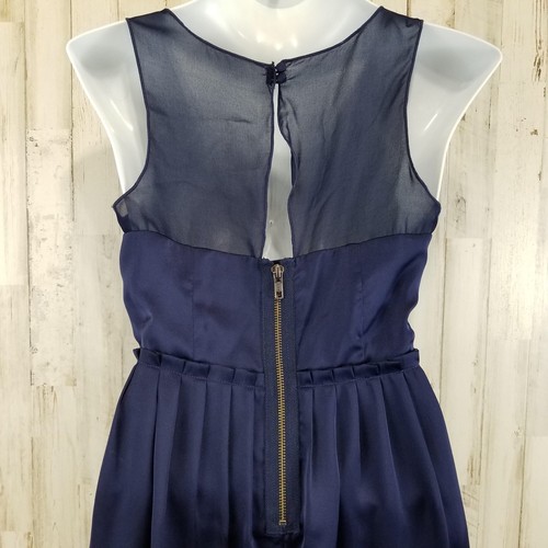 American Eagle Outfitters Damen Kleid 6 blau ärmellos Plissee Mini I12 - Bild 5 von 9