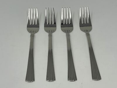 Reed & Barton Highbridge Set of 4 Salad Forks 18/10 Stainless 7 1/8''