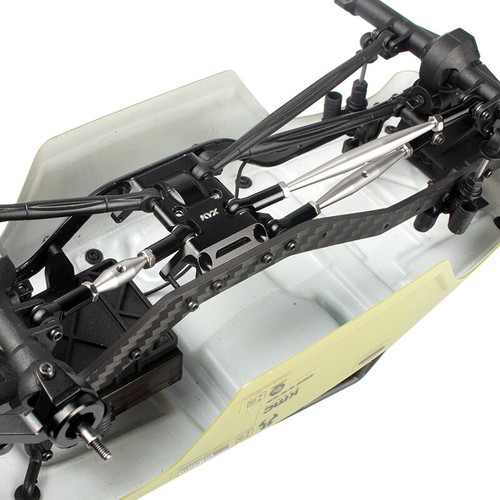 Juego de eslabones de acero inoxidable KYX axial SCX24 133 mm distancia entre ejes - Imagen 4 de 6