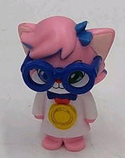 Ryans World Pink Cat Alpha Lexa Figure Glasses Bow Tie 2"