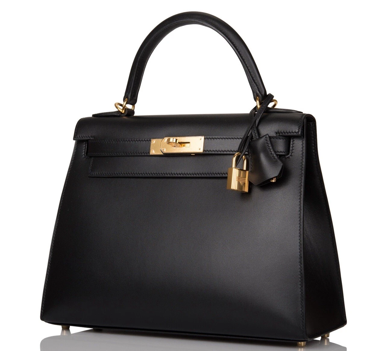 HERMÈS Hermes Kelly 25 nero Tadelakh Sellier oro HW ricevuta originale completa 2022