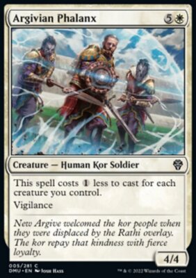 MTG Magic the Gathering Argivian Phalanx (5/447) Dominaria United LP