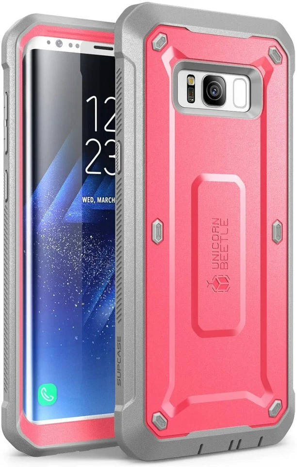 Funda de teléfono con protector de pantalla para Samsung Galaxy S8 SUPCASE serie UBPro Foto 3 de 4