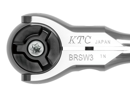 KYOTO TOOL (KTC) 9,5 cuadrados. Mango de trinquete giratorio BRSW3 plata de JP - Imagen 3 de 5