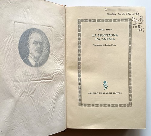 Thomas Mann La montagna incantata Mondadori 1965 1ª edizione - Imagen 5 de 6