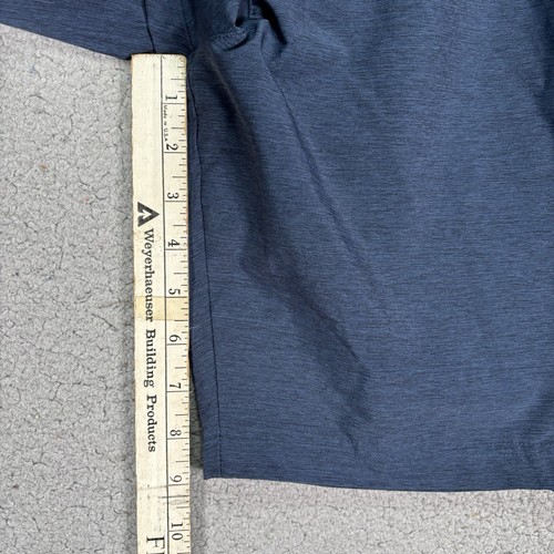 Adidas Men Shorts Activewear Drawstring Aeroready 9” Inseam Size M Heather Blue - Picture 5 of 12
