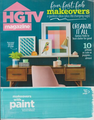 HGTV September 2019 Fun, Fast, Fab Makeovers   (Magazine: Home Decor)