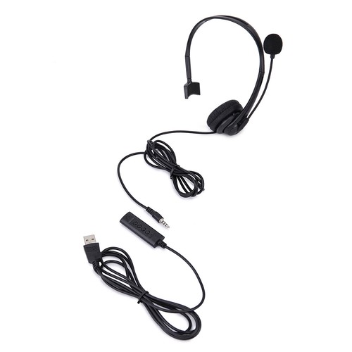 Computer Laptop PC Headset Wired Headphones Noise Cancelling with Mic USB/ 3.5mm - Picture 24 of 24
