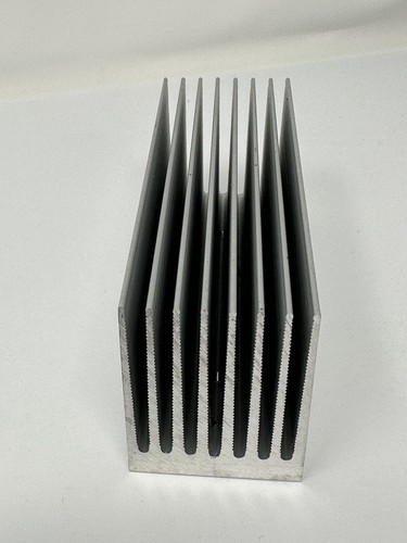 Disipador de calor de aluminio aletas de refrigeración electrónica radio proyectos 2" x 4,62" x 1,58" - Imagen 2 de 7