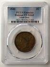 1840 Braided Hair Large Cent Pcgs Vf Details Small Date