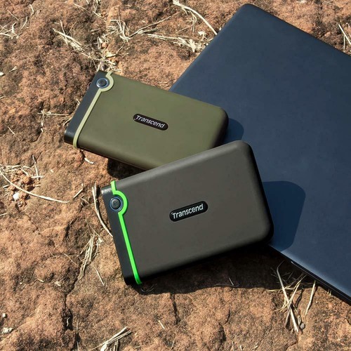 Transcend Information 2 TB StoreJet M3 USB 3.0 Slim External Hard TS2TSJ25M3S - Afbeelding 2 van 2
