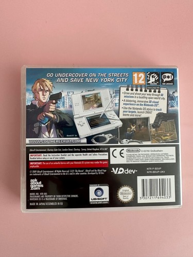 ds COP THE RECRUIT Game C.O.P. NI (Works on US Consoles) Region Free PAL UK - Picture 2 of 4