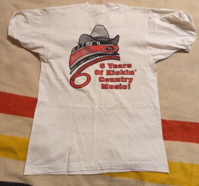 Vintage '90s Davie Junction T-shirt M  White Train Railway 