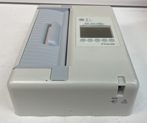 Welch Allyn Burdick ELI 230 Electrocardiograph W/ Patient Cable AM12 Acquisition - Picture 3 of 11