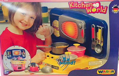 Wader World Spielzeugküche mit Zubehör, Puppenküchen NEU + OVP 