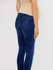Jessica Simpson Women's Maternity Skinny Leg Jeans Pockets Medium Wash Size S