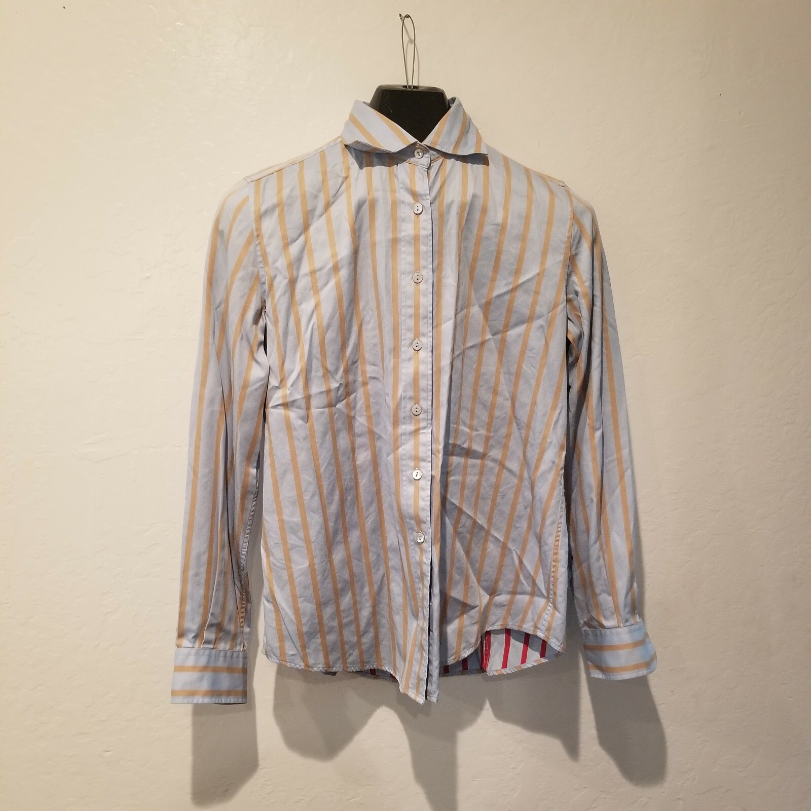 Faconnable Women's Medium Cotton Button-Down Top … - image 1