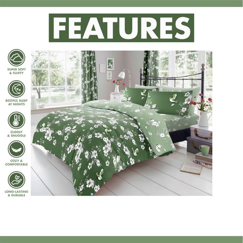 Luxury Reversible Floral Bedding Soft Cozy Duvet Set Reversible Quilt Covers - Picture 210 of 211