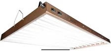 Hydrofarm Agrobrite Designer T5, FLP48, 432W 4 Foot, 8-Tube Fixture with Lamps