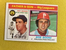 1976 TOPPS # 67 FARHER & SON  BOONE'S  B