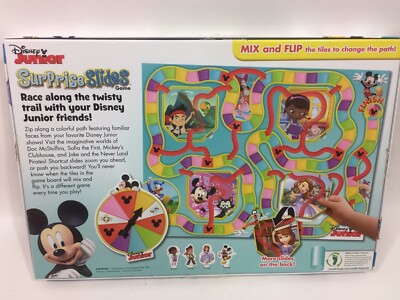 Mickey Mouse Clubhouse Surprise Slides Board Game Complete Family Fun Disney Jr.