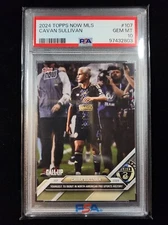 Cavan Sullivan 2024 Topps Now MLS PSA 10 Gem Mint Rookie RC #107 Philly Union SP