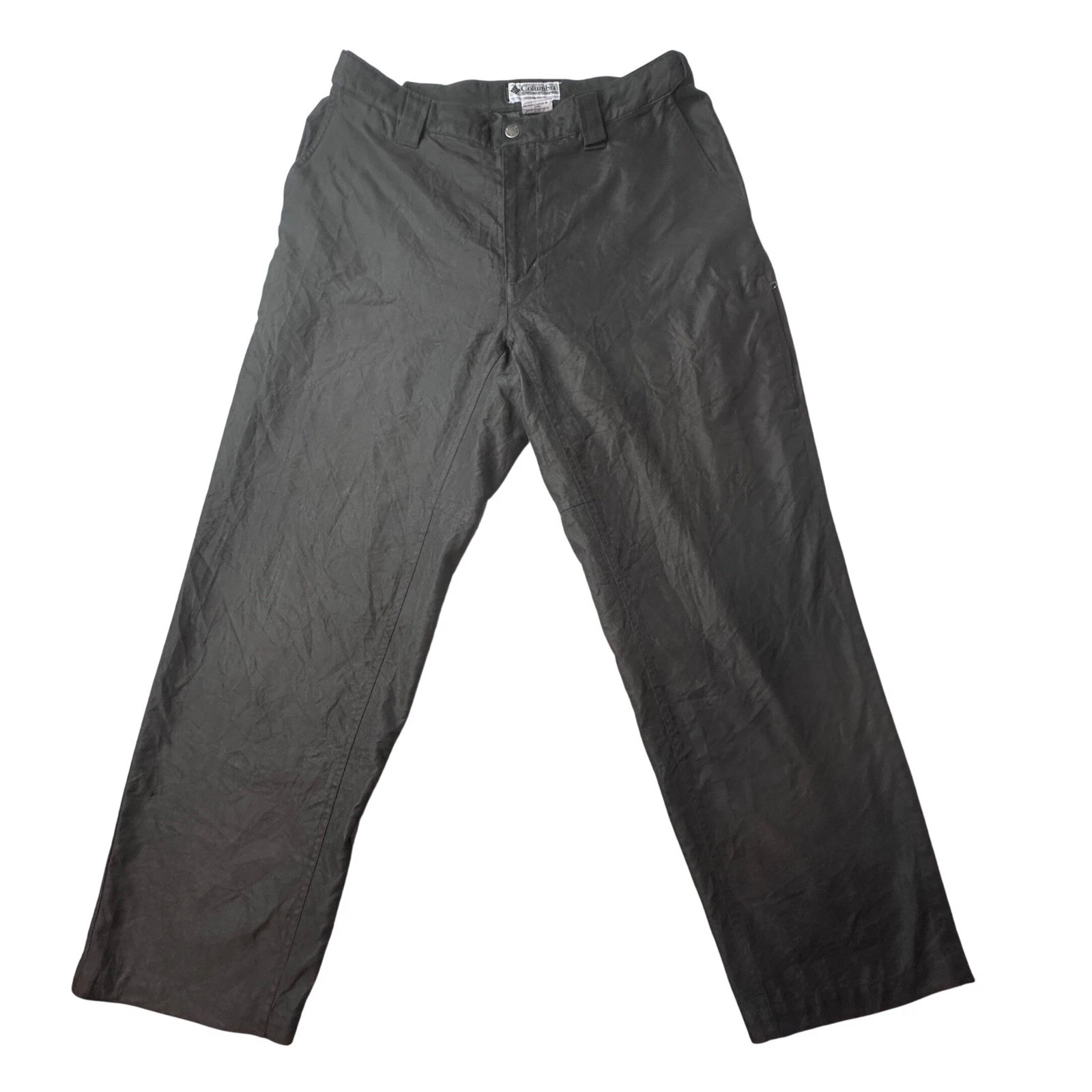 Columbia Pants Mens 34 Black GRT Hiking Outdoor TM8006 Straight Leg Polyester