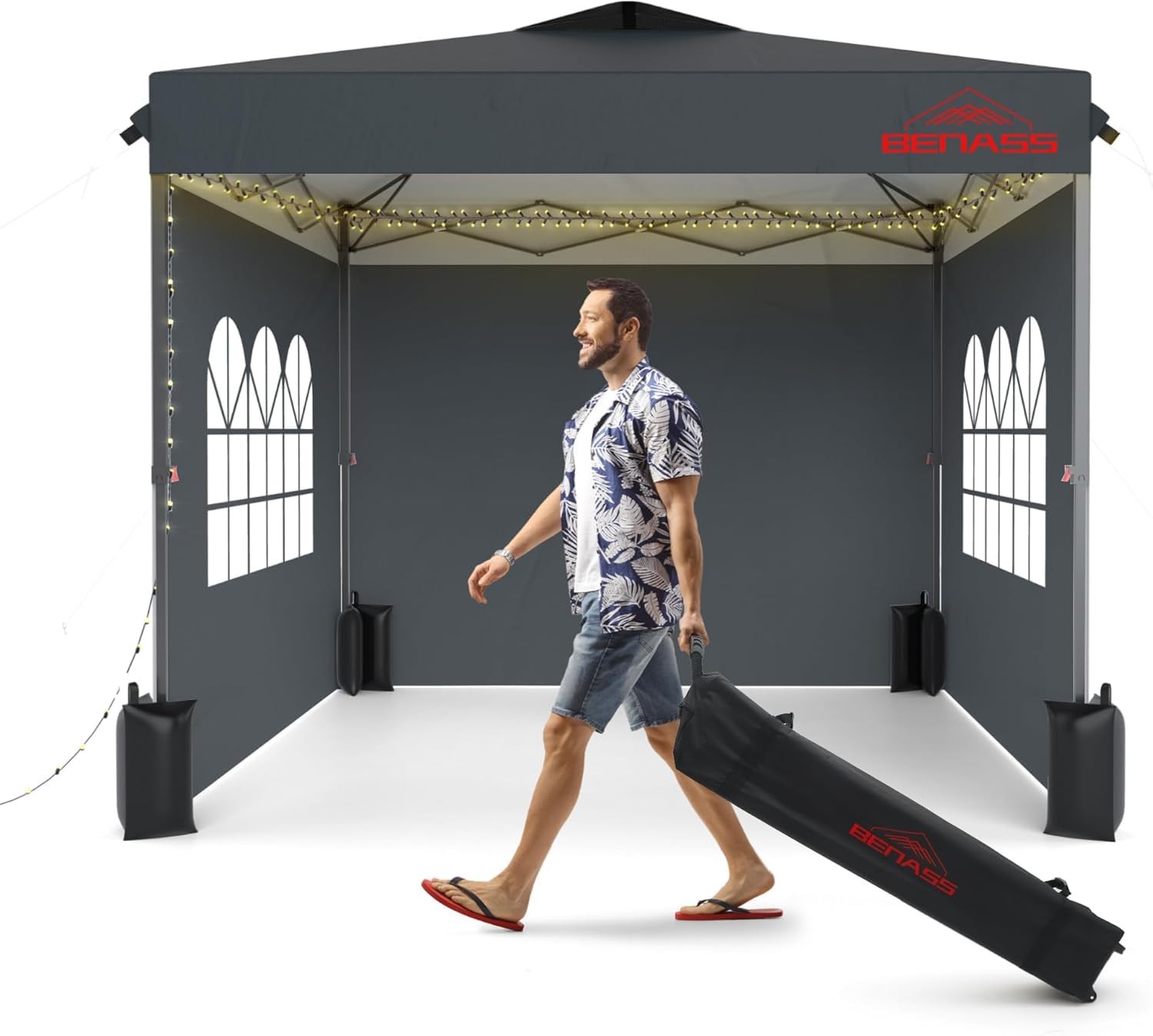 With Sidewalls, Easy Up Canopy Tent, Heavy Duty Tents For...