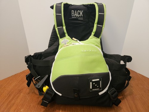 Astral Life Vest Green Jacket GreenJacket Adult Size Small / Medium Rescue PFD