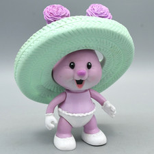 Tea Bunnies Carnation Mint Figure Vintage 1995 Tomy Kidsview Purple 4.5 Inch