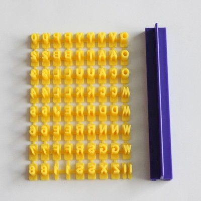Tortendekoration Alphabet Zahl Kekse Keks Buchstaben Stempel Präger Schneider UK