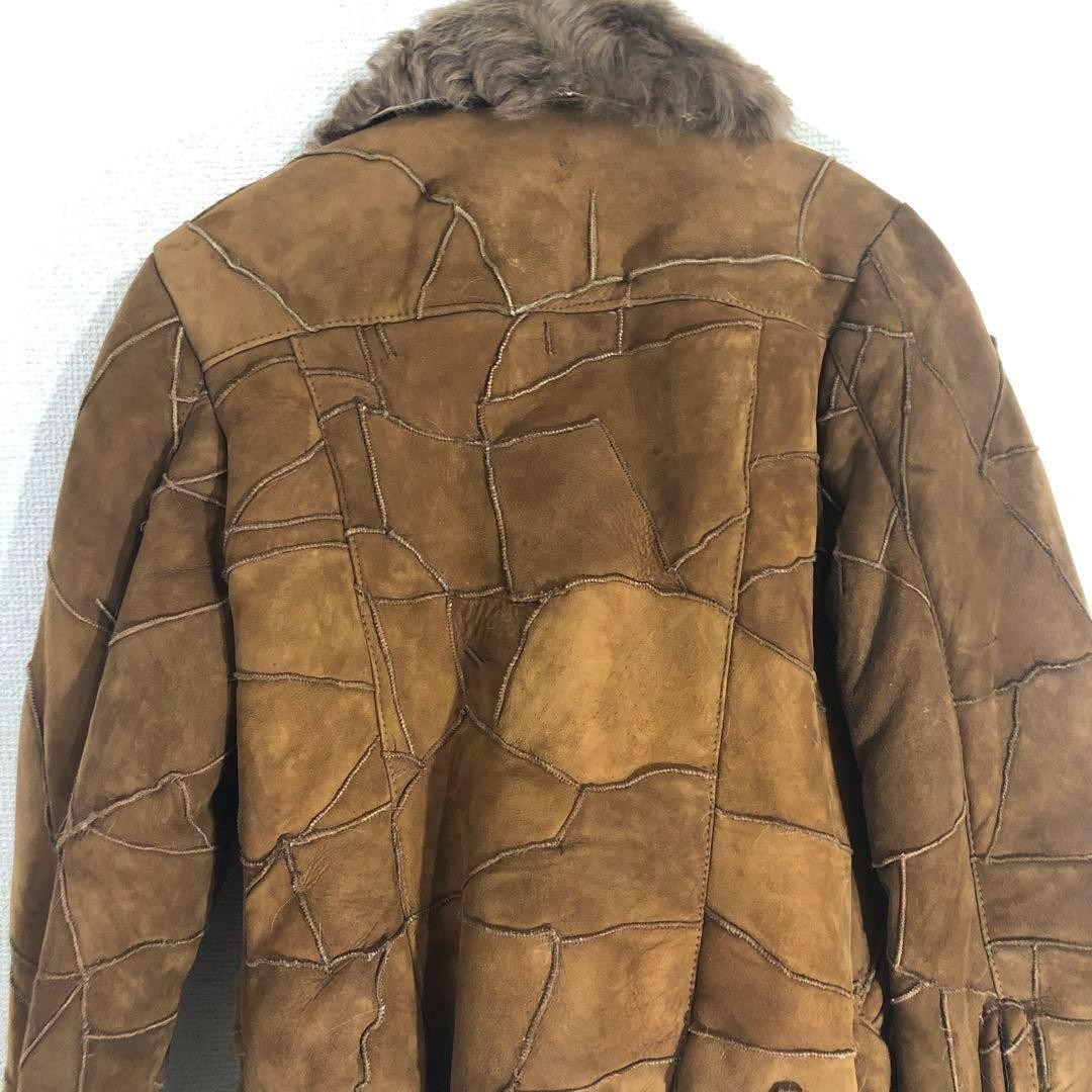 Only one   Patchwork  sheepskin riders jacket - image 8