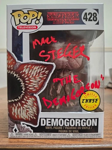 Funko Pop Stranger Things: Demogorgon Chase #428 (Mark Steger Signed)