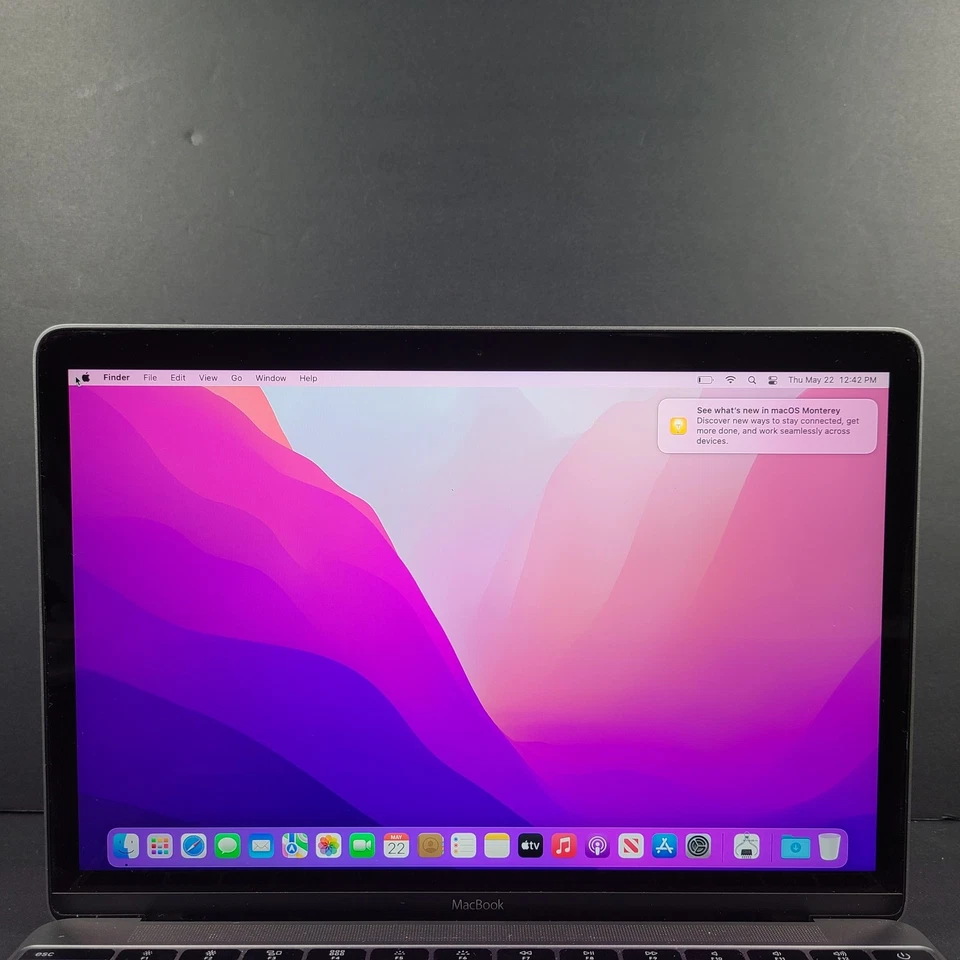 Apple MacBook Retina A1534 2016 12" Intel Core m3 - 256 GB SSD 8 GB RAM gris espacial Foto 2 de 4