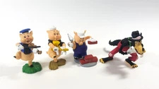 Disney TOMY Japan Choco Egg Three Little Pigs Full Set Mini Figure Toy Model