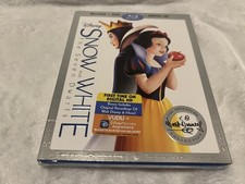 Snow White and the Seven Dwarfs Blu-ray, 1937 New Sealed Disney Classic Flick