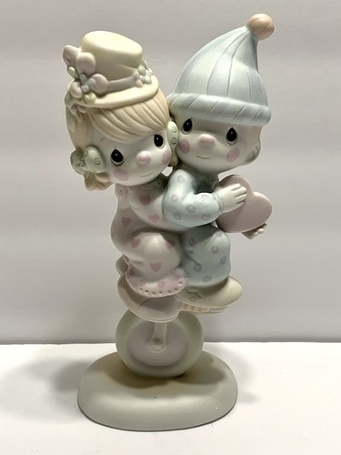 Precious Moments Figurine Clowns Lord Help Us Keep Our Act Together Unicycle