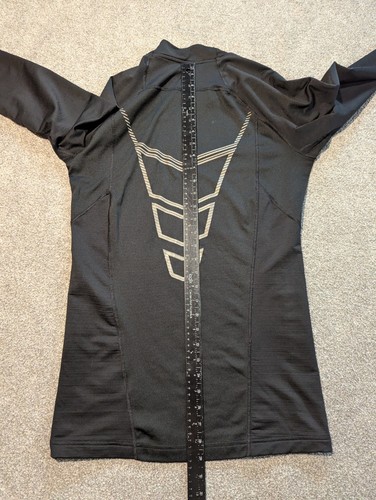 Nike Pro Shirt Mens XL Black Dri Fit Hyperwarm Compression 704893-010 Base Layer - Picture 9 of 10