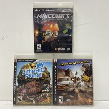 PlayStation 3 Bundle: Minecraft, LittleBigPlanet & MotorStorm