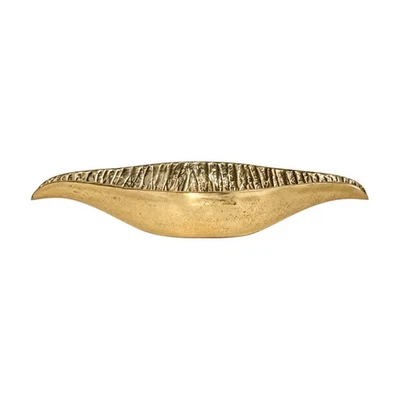 Aluminium Deko Obst Tablett flach skulptural Herzstück Schale Mehrzweck - Bild 1 von 4