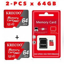 Micro SD TF Card Class 10 V30 A2 150MB/s High Speed 4K Video UHD Ultra 64GB Lot